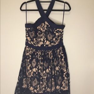 Francescas short formal lace gown